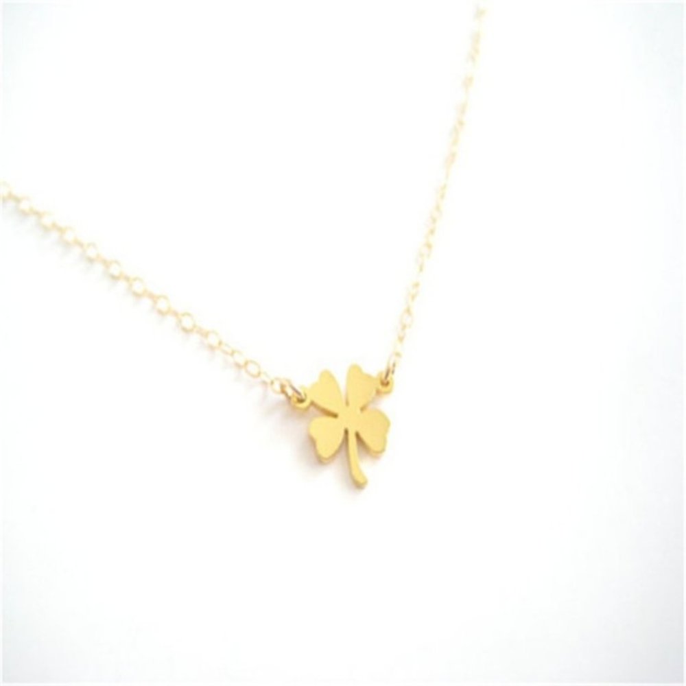4-Leaf Clover Gold Necklace